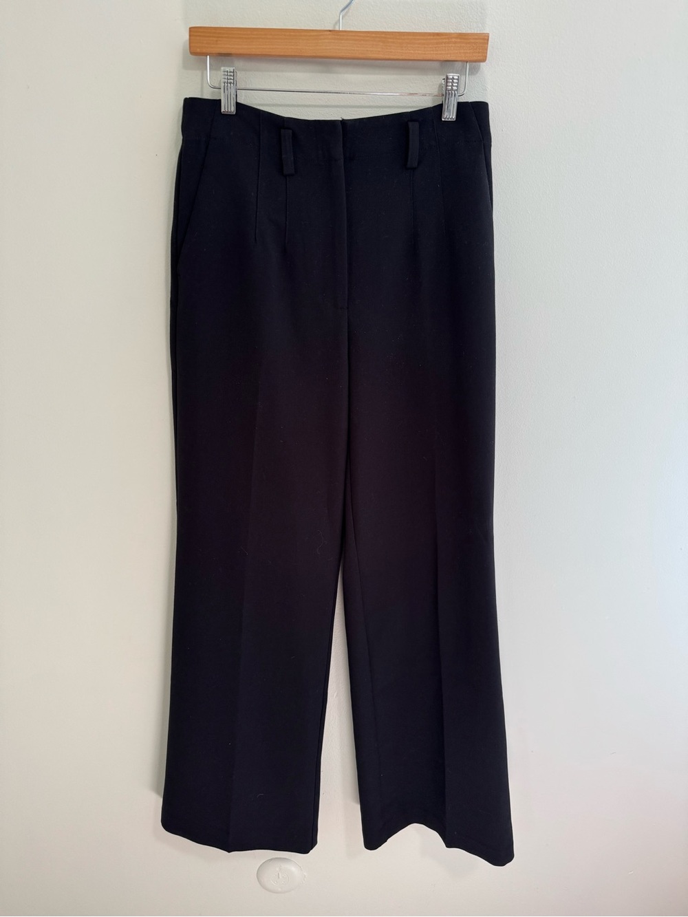 LOFT Black Wide Leg Trousers